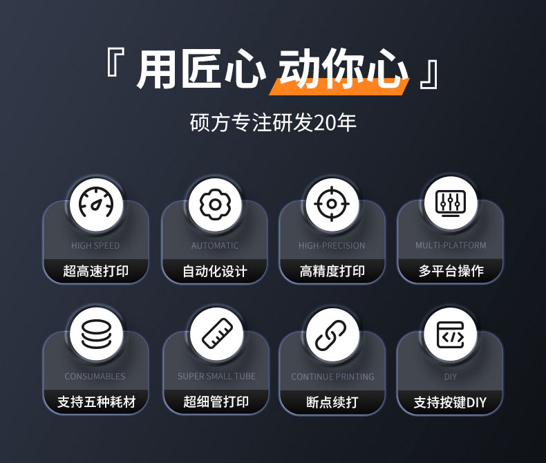 碩方高速線(xiàn)號機TP86A旗艦配置